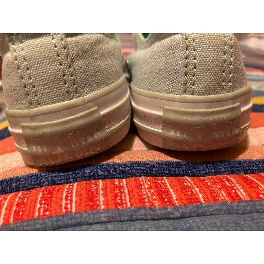 Converse Chuck Taylor All Star Low Top Mint Green Kids Sneakers 658122F Size 1‎
